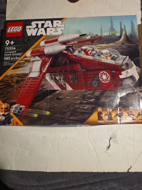 LEGO Star Wars Coruscant Guard Gunship 75354 Opened Resealed Bags No Minifigures