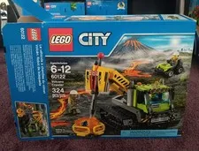 LEGO CITY: Volcano Crawler 60122 Open Box. Complete. Sealed Bags. Fast Shipping 