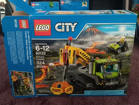 LEGO CITY: Volcano Crawler 60122 Open Box. Complete. Sealed Bags. Fast Shipping 