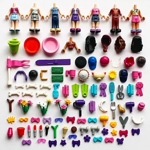 LEGO Friends Parts Lot! Bodies, Hair, Hats & Other Various Accessories
