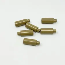 37762 LEGO Part Minifigure Candlestick Candle DARK TAN (6)