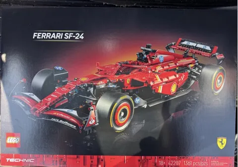 LEGO Technic Ferrari SF-24 Formula 1 Car Set 42207 1361 pcs 18+