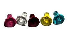 Lot Of 5 Lego Part 28556 30153 Rock 1x1 Jewel 24 Facet