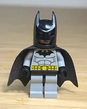LEGO 2006 Batman Minifigure (bat001) Gray Suit With Black Mask