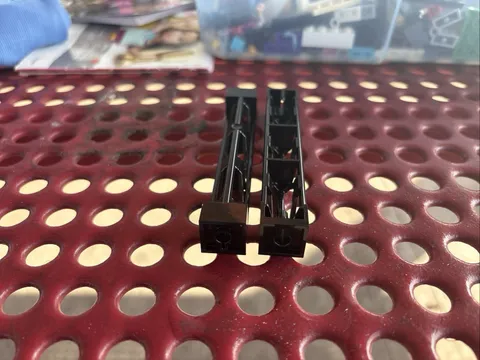 LEGO Support Girder Black 95347 2 X 2 X 10 Lot Of 2