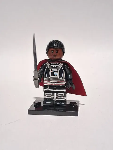 Lego Star Wars Moff Gideon Mandalorian Starforce Super Hero Custominifig W Stand