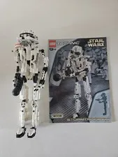 LEGO Star Wars Technic Stormtrooper 8008 With Manual Mostly Complete Used