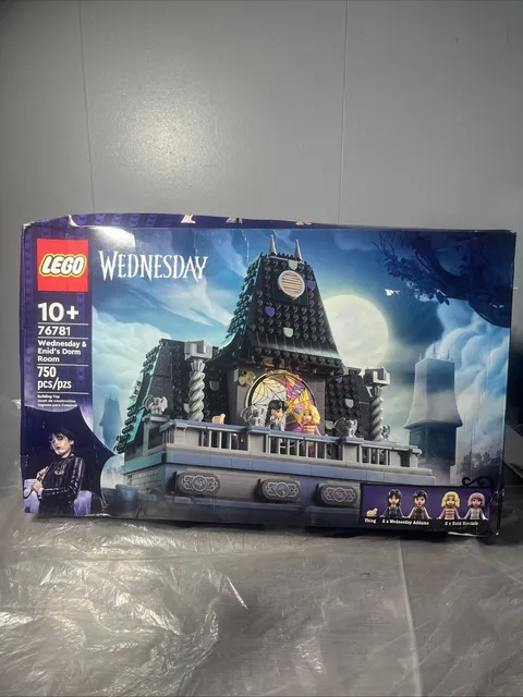 LEGO Wednesday 76786 Morticia’s Cottage Building Set Sealed Box, Damaged Box