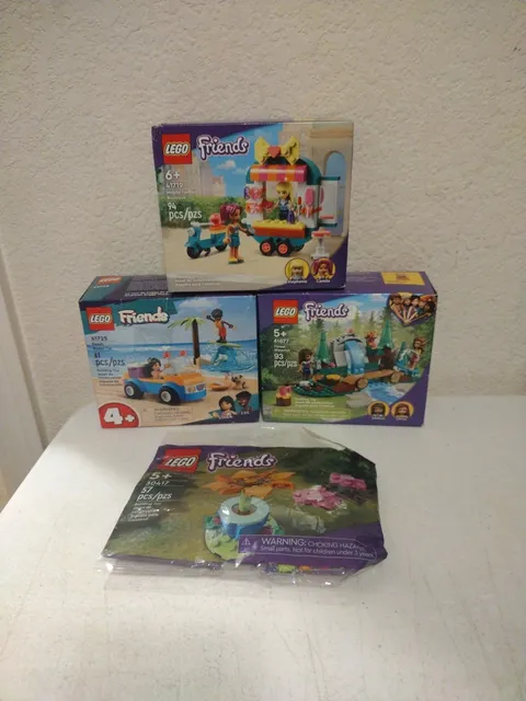 Lego Friends 4 Sets #41719,#41725,#41677 & #30417 All  New And Factory Sealed. E