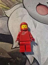Vintage Lego Classic Space Red Spaceman Astronaut Minifigure only sp005 1985