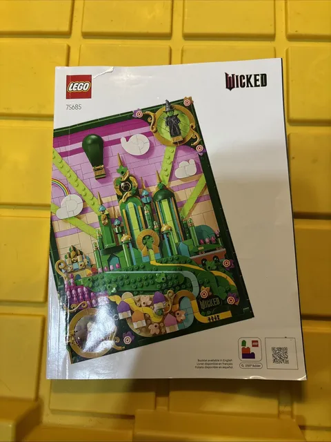 Lego 75685 Wicked Emerald City Wall Art Manual Only No Bricks