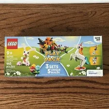 5 Unique Builds LEGO Play Pack Three Easter and Spring Sets NEW IN BOX - 66783