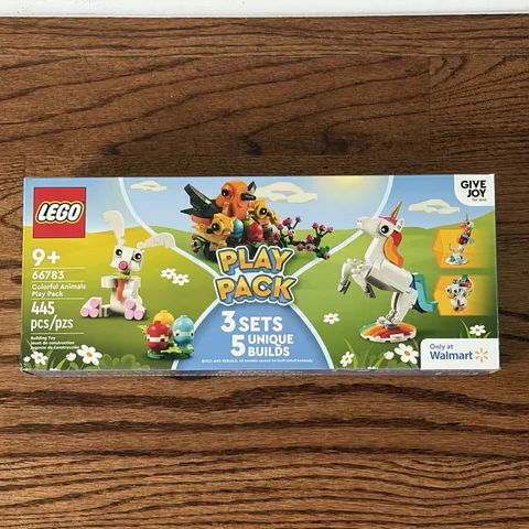 5 Unique Builds LEGO Play Pack Three Easter and Spring Sets NEW IN BOX - 66783