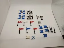 20 Lego Castle Pirate Flag Assortment