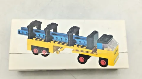 LEGO 647 Lorry with Rails Original Box Legoland Town Vintage 70s Train Train Trains