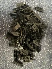 LEGO 63868 Black Plate, Modified 1x2 with Clip on End Horizontal Grip 69 Pieces