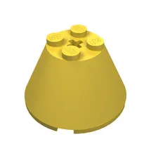 LEGO® Part 3943b - Cone 4 x 4 x 2 with Axle Hole