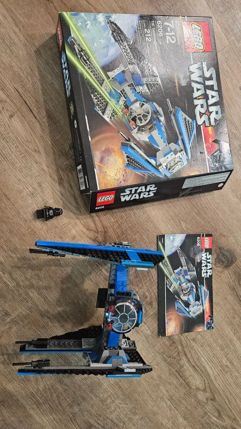 LEGO Star Wars: Tie Interceptor (6206) 100% Complete with Instructions