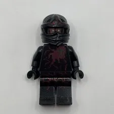 LEGO Minifigure Ninjago Rise of the Snakes Cole NRG NJO0057 9572 Damaged