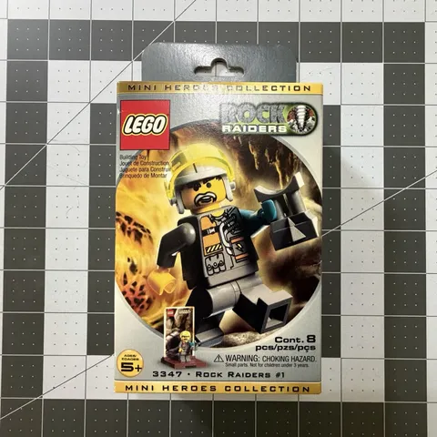 LEGO Rock Raiders Mini Heroes Collection 3347 Chief Minifigure 8pc NIB