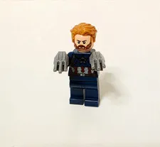 LEGO Marvel Super Heroes Captain America Minifigure w/Beard 76101 sh0495