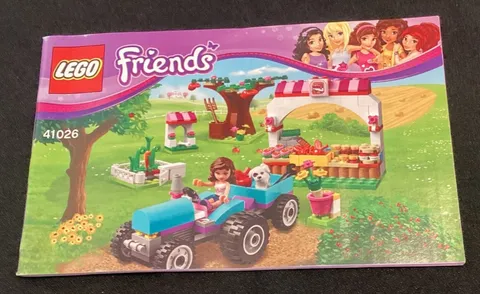 Lego Friends Instruction Manual Set 41026 Sunshine Harvest 2014 Retired Olivia