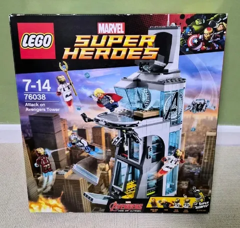 LEGO Marvel 76038: Attack on Avengers Tower 515 pcs, Iron Man, Ultron MK1, Thor