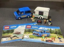 LEGO 60117 - Town: City: Recreation - Van & Caravan - 2016 - Complete