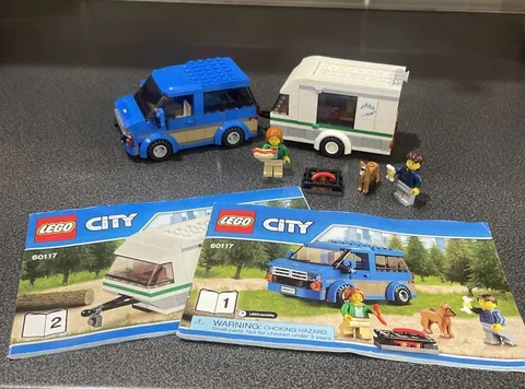 LEGO 60117 - Town: City: Recreation - Van & Caravan - 2016 - Complete