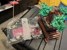 LEGO Bonsai Tree Plant & Flower Parts Bulk Lot w/ Polybag