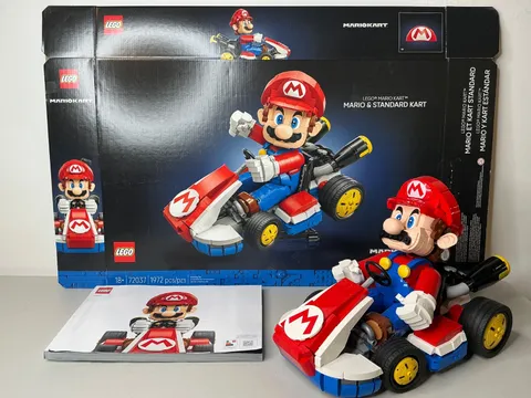 Lego Mario Kart Mario & Standard Kart 72037 PRE-BUILT