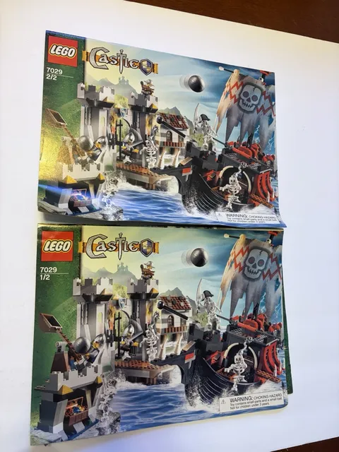 LEGO 7029 CASTLE - SKELETON SHIP ATTACK  RETIRED VERY RARE manual Only