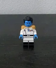LEGO Star Wars Custom Printed Grand Admiral Thrawn Minifigure (Authentic LEGO)