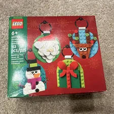 LEGO Christmas Ornament Selection 40744 Set 153 pcs Ages 6+ Santa Reindeer