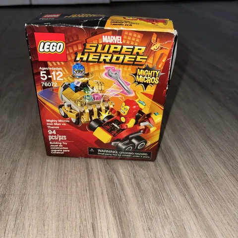 LEGO 76072 Iron Man vs. Thanos Marvel Super Heroes Mighty Micros NEW Sealed READ