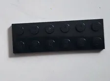 LEGO Parts 3795 Black Plate 2 x 6
