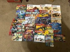 Lot of 36 Ninjago Instruction Manuals Only  + Other Manuals