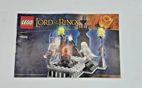 ONLY instructions Lego 79005 Wizard Battle Lord of the Rings Hobbit; no bricks