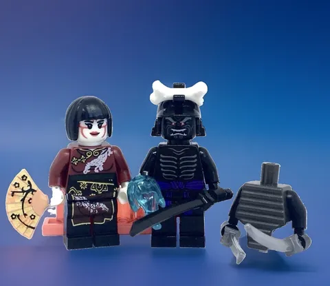 LORD GARMADON NINJAGO LEGO + NYA NINJA SAMURAI (p) D