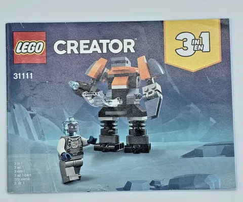 Lego 31111 Creator 3in1 Instructions Manual Only (Vol 3) 2021 Retired
