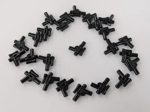 Lego x25 New Black Minifigure Weapon Gun Blaster SW Small Scope #92738 Star Wars