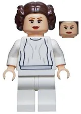 LEGO® Minifigure Star Wars sw0337 Princess Leia (White Dress Big Eyelashes)