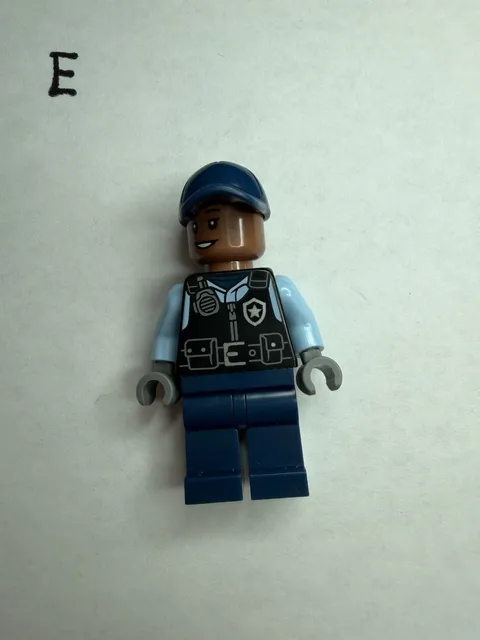 LEGO® Minifig sh1087 - Security Guard Arkham Asylum - Female Minifigure NEW