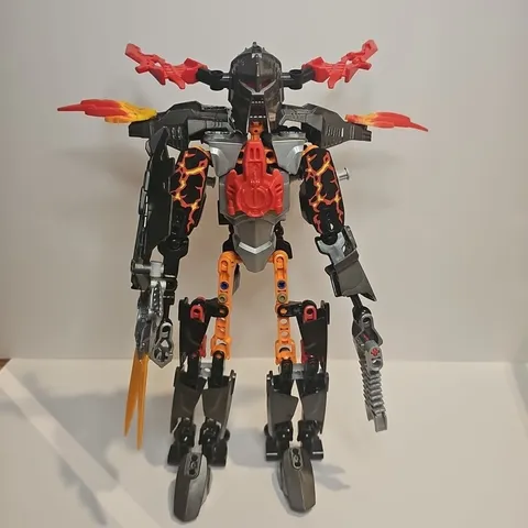 Lego Bionicle Hero Factory 2235 Fire Lord Missing Orb READ