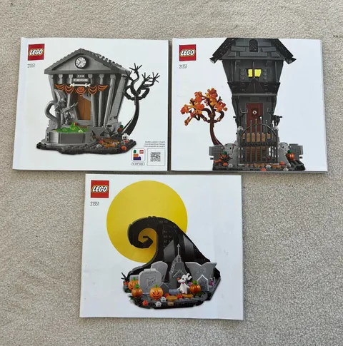 The Nightmare Before Christmas Lego Ideas 21351 - MANUALS ONLY 