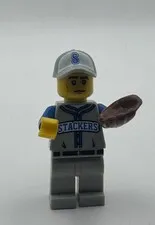 2013 LEGO Series 10 Collectible Minifigure Baseball Fielder 71001 sports glove￼