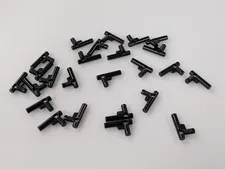 LEGO x25 NEW Black Minifigure, Utensil Hose Nozzle Elaborate # 60849