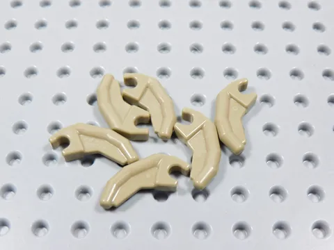 LEGO Lot of 6 Dark Tan Droid Robot Arms Minifig Part 3171 BQ