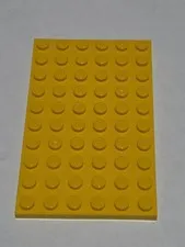 LEGO Plate Yellow ● 6 X 10 ● #  3033 ● QTY 1