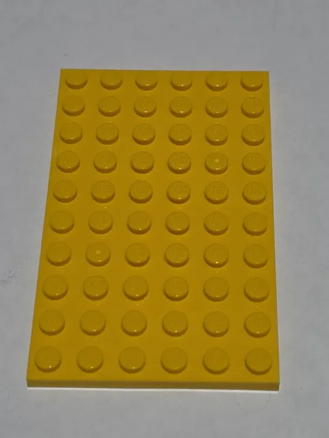 LEGO Plate Yellow ● 6 X 10 ● #  3033 ● QTY 1